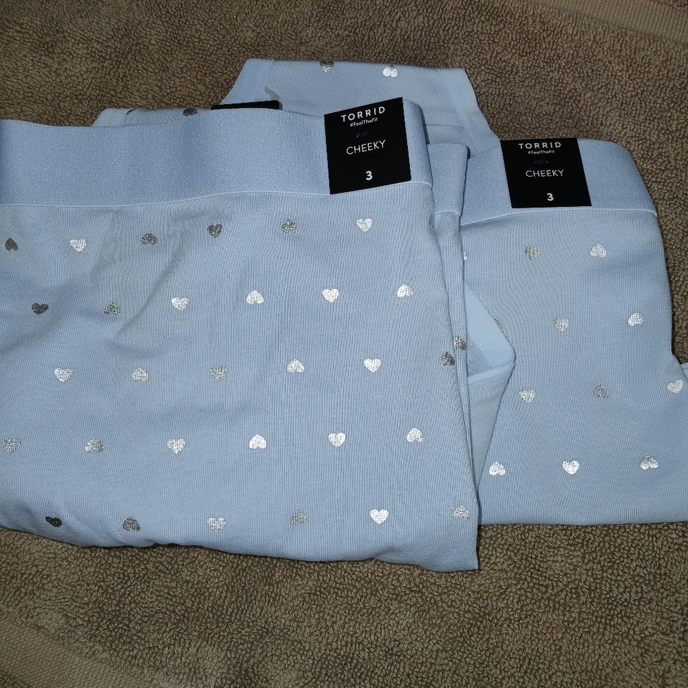 Torrid Cotton Mid-rise Cheeky Panty Lot - Picture 5 of 5